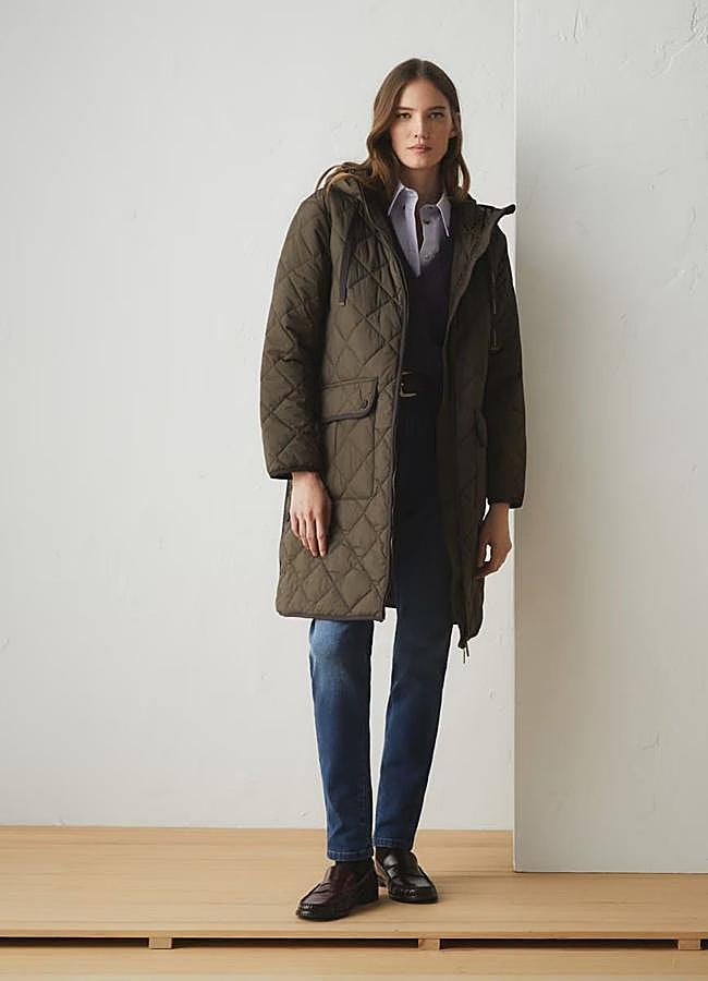 Imagen - Abrigo verde acolchado
