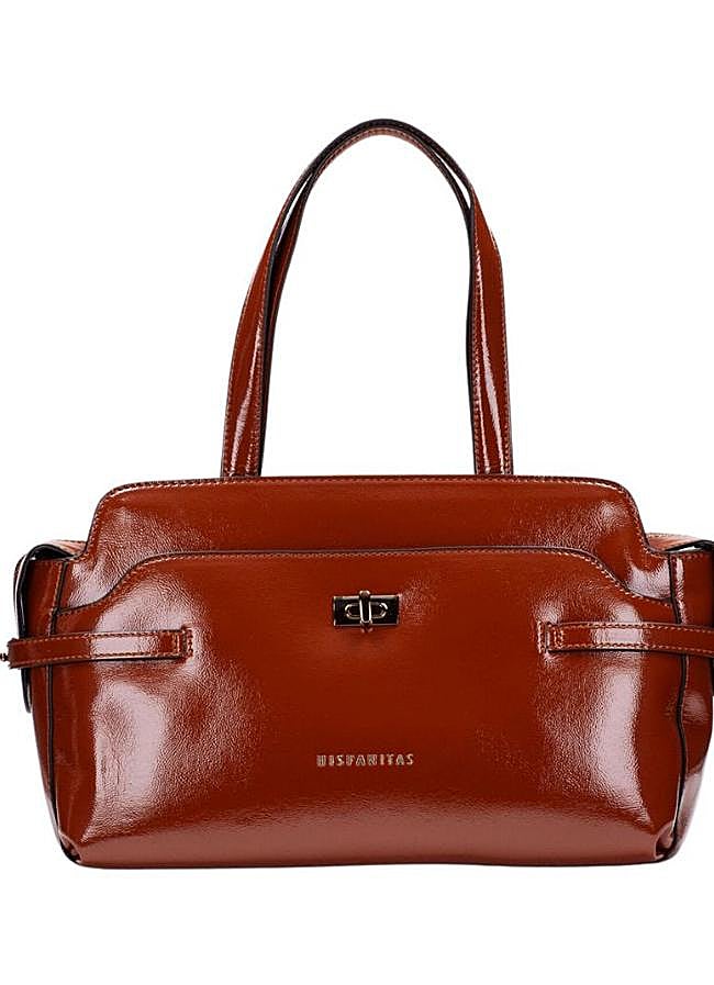 Imagen - Bolso de mano en cuero de Hispanitas (99,90 euros).