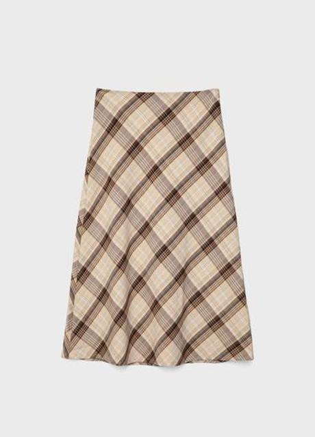 Imagen - Falda con estampado de cuadros de Stradivarius (39,99 euros)