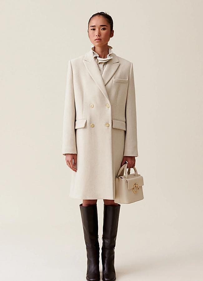 Imagen - Abrigo clásico en beige de Claudie Pierlot.