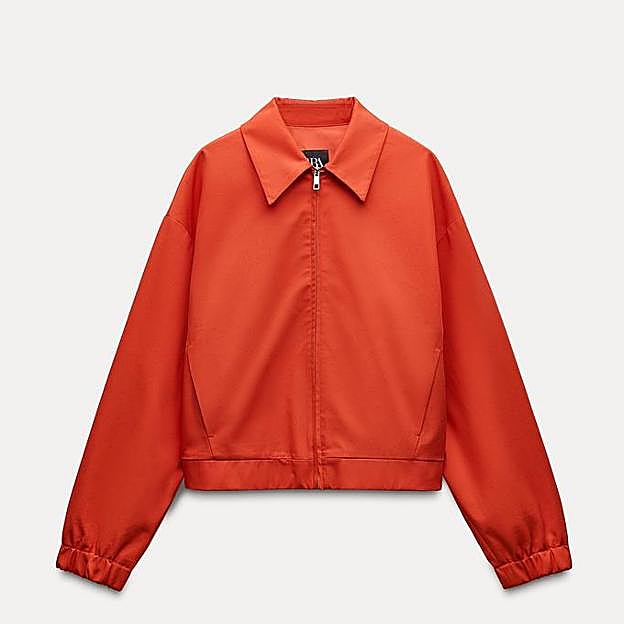 Chaqueta bomber bolsillo cremallera (39,95€)