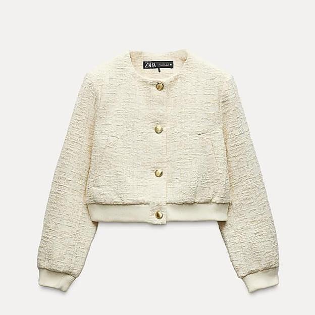 Chaqueta bomber estructura (22,99€)