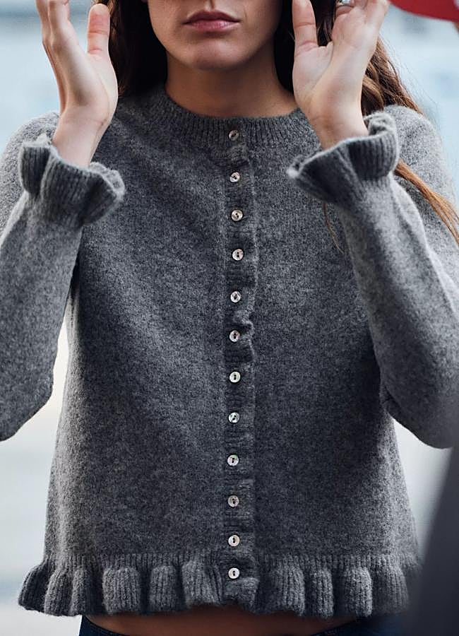 Imagen - Cárdigan de punto con volantes