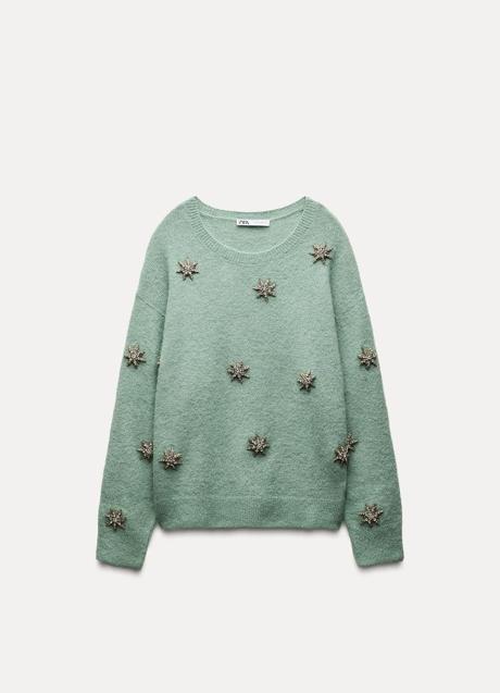 Imagen - Jersey con estrellas de Zara (59,99 euros)