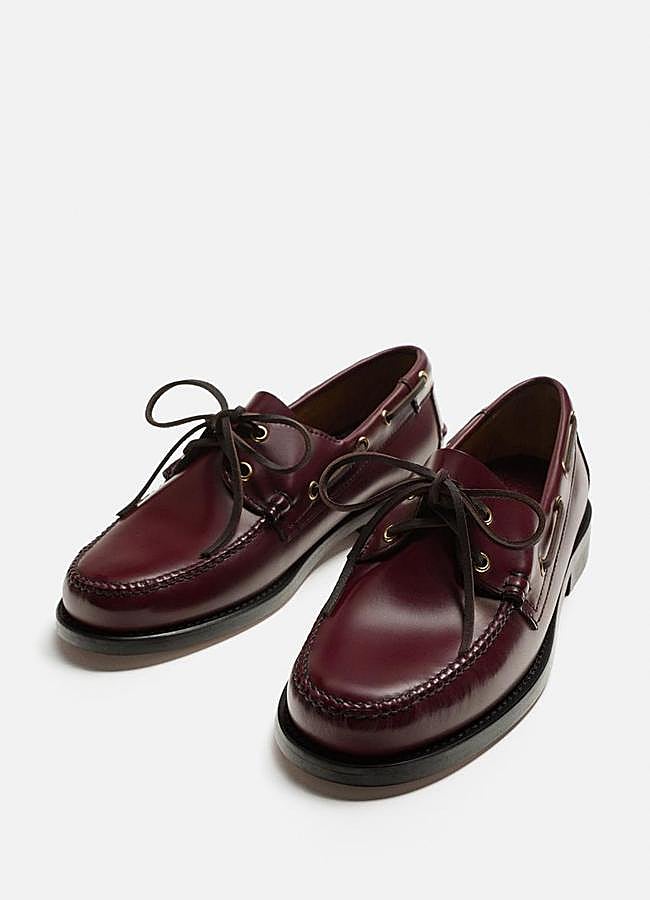 Imagen - Zapato tipo náutico de Zara Man y Castellano. Foto: Zara. 