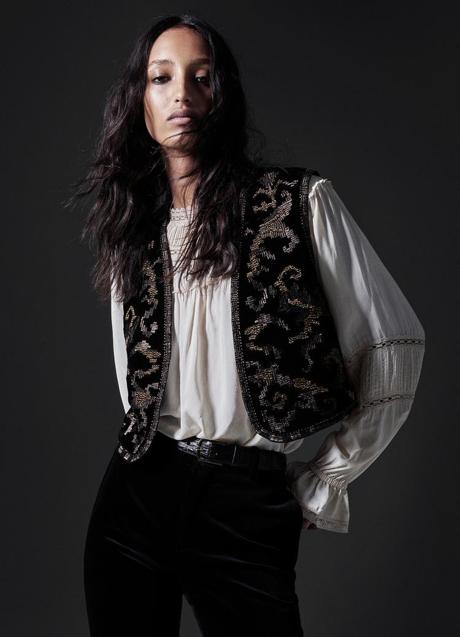 Imagen - Chaleco con bordados de Zara (49,99 euros)