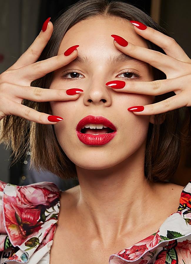 Imagen - Manicura en rojo. Foto: Launchmetrics spotlight