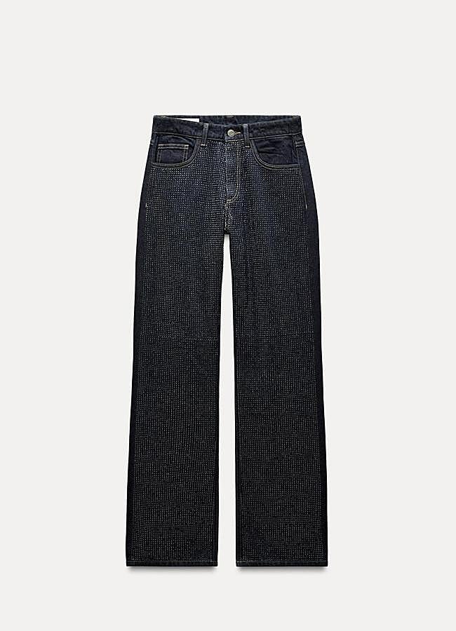 Imagen - Vaquero con detalle de strass de Zara.