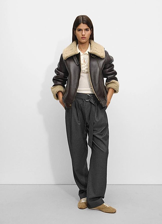 Imagen - Cazadora de doble faz con forro de borreguillo