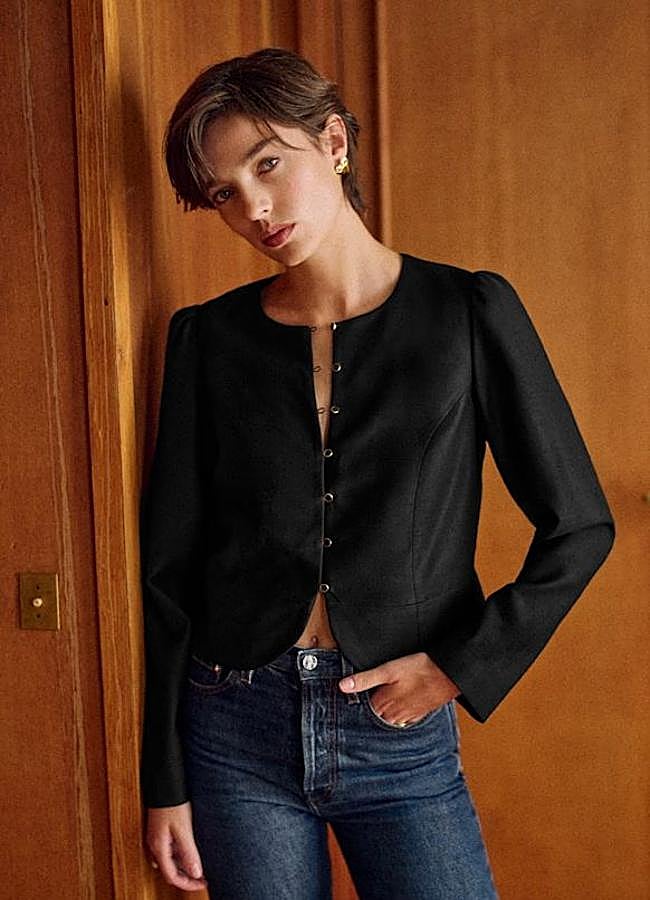 Imagen - Blazer corta de Sézane x Maria de la Orden.