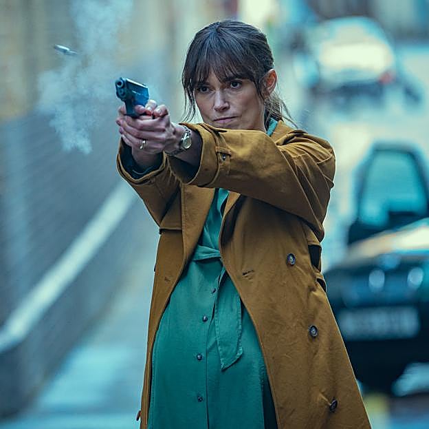 Keira Knightley en una imagen de la miniserie británica de espías, Palomas Negras.