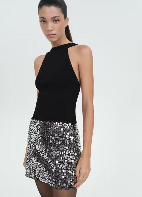 Imagen - Falda con cristales de Mango (29,95 euros)