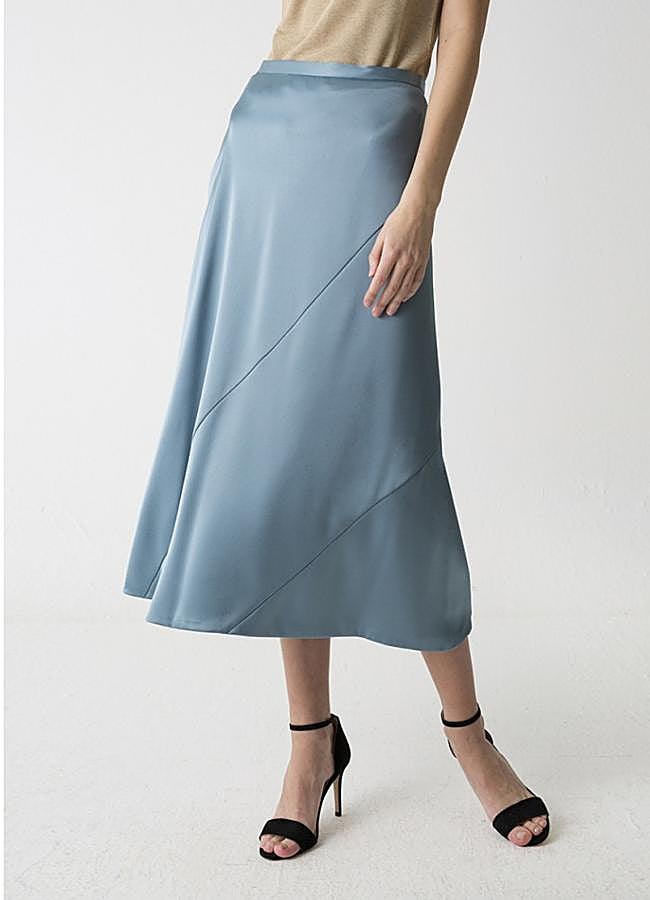 Imagen - Falda de satén de Angel Schlesser, 95 euros.