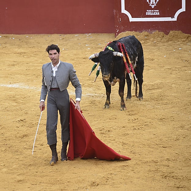 Cayetano Rivera durante una corrida. 