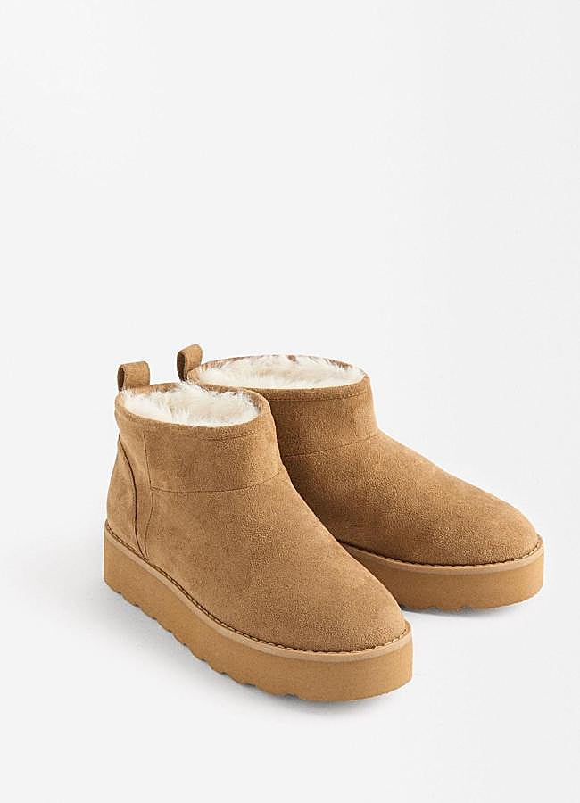 Imagen - Botas con forro efecto pelo cortas