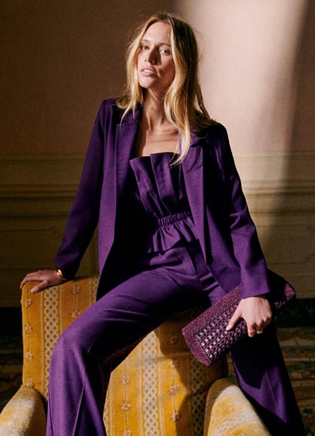 Imagen - Chaqueta blazer en lila de Sézane