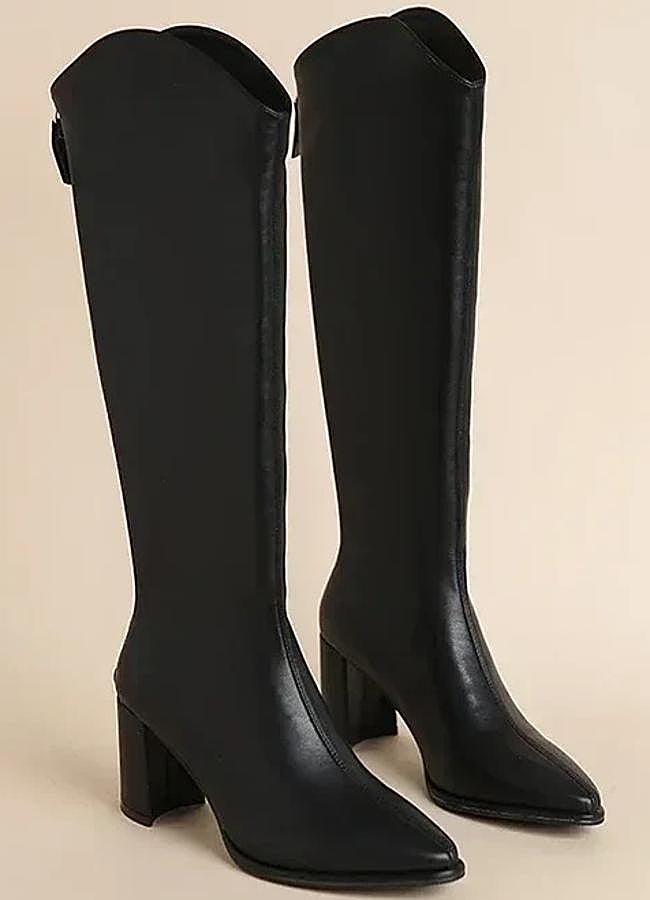 Imagen - Botas cowboy negras con tacón de Julieta Moda, 54,95 euros.
