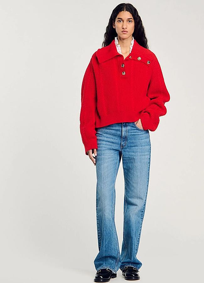 Imagen - Jersey de color rojo de Sandro (265 euros).