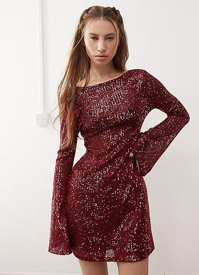 Imagen - Vestido rojo de lentejuelas