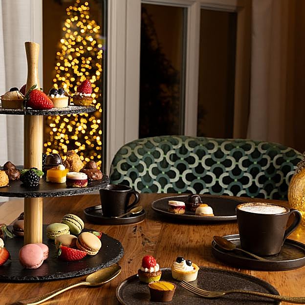 Algunos de los dulces que se pueden degustar en las meriendas que Abya ha preparado para esta Navidad. 