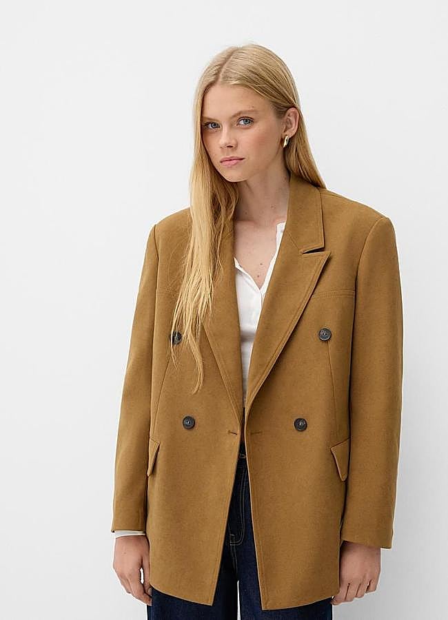 Imagen - Blazer efecto piel de ante