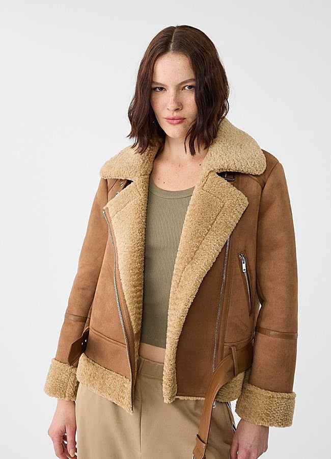 Imagen - Chaqueta de doble faz en antelina