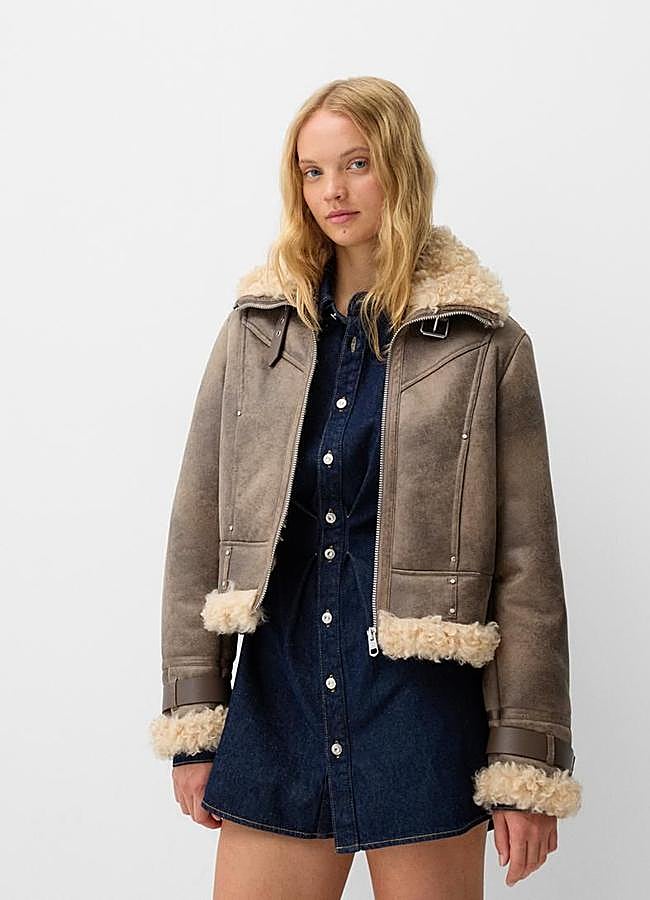 Imagen - Chaqueta de aviador desgastada