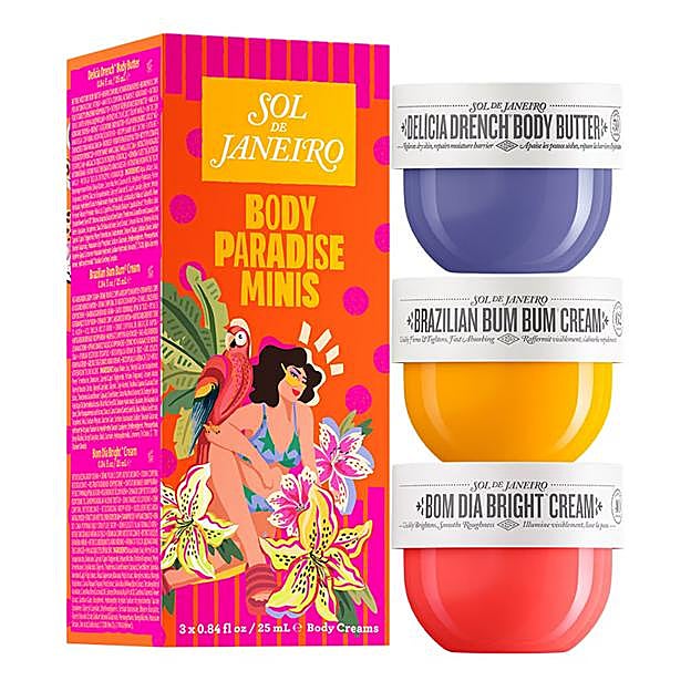 Estuche Body Paradise Minis de Sol de Janeiro.