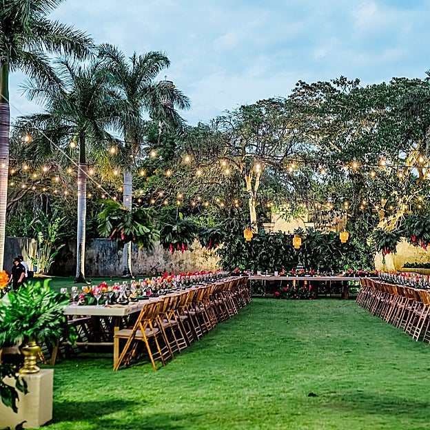 El lugar de la boda de Alonso Aznar y Renata Collado. 