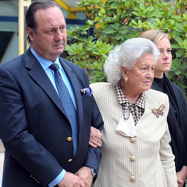 Fernanda Biffi Casiraghi, con su hijo Marco en una imagen de 2010. 