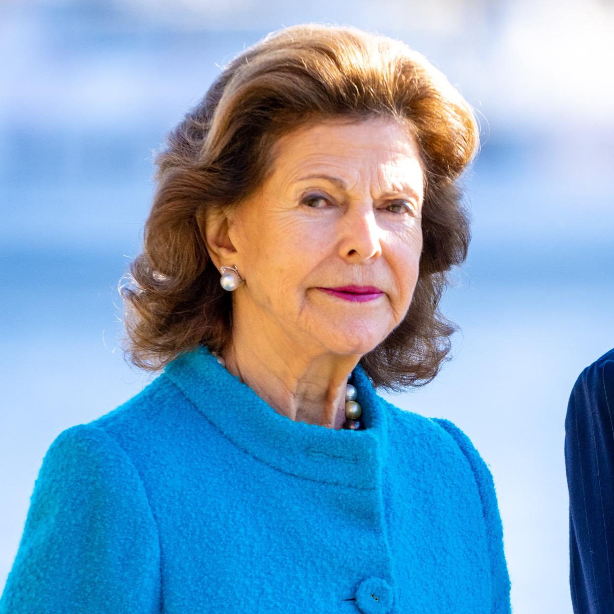 La reina Silvia de Suecia.