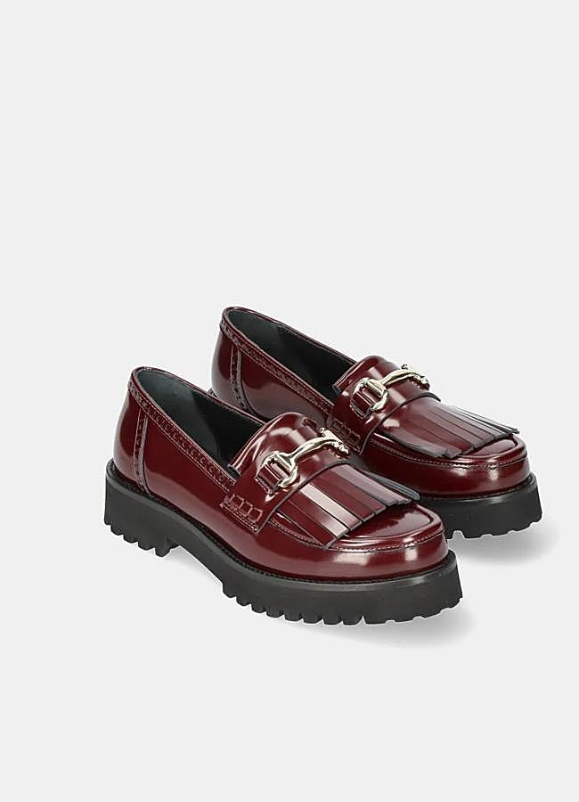 Imagen - Mocasines Ashley en burdeos de Pretty Ballerinas (249 euros).