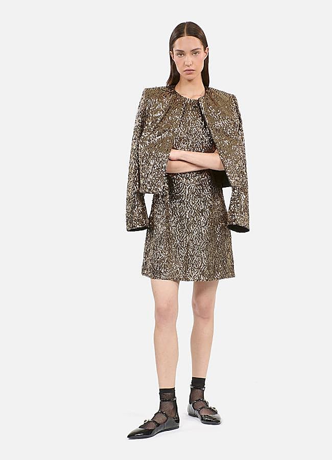 Imagen - Chaqueta de lentejuelas en dorado de The Kooples (295 euros).