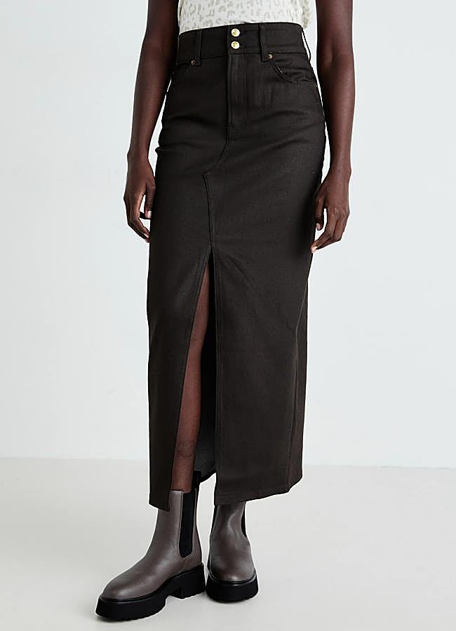 Imagen - Falda midi vaquera negra de Pepe Jeans, 60,95 euros.