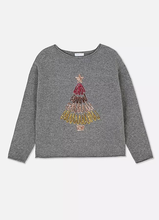 Imagen - Jersey con lentejuelas y árbol de Navidad de Primark (16€)