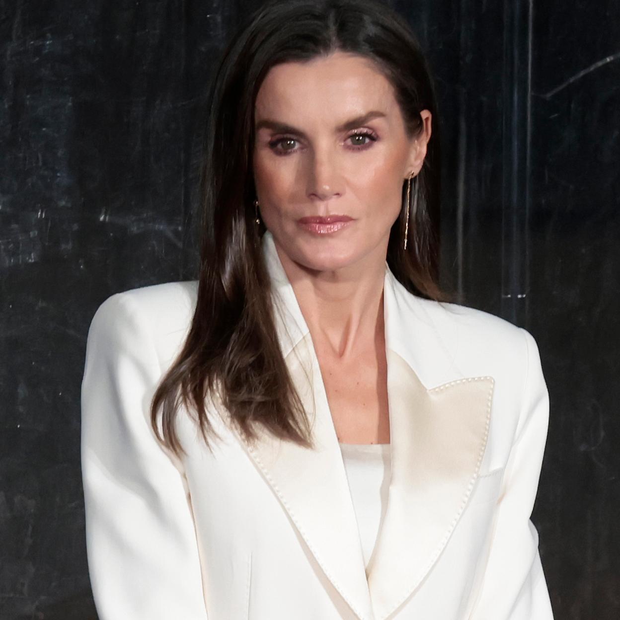 La reina Letizia, en la Academia de España en Roma. 