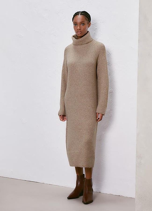 Imagen - Vestido de punto midi oversize