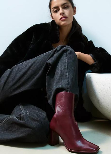 Imagen - Botines burdeos de Pull & Bear (35,99 euros)