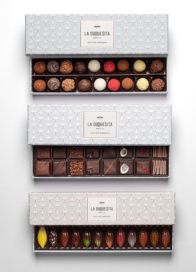 Imagen - La variedad de bombones y trufas que podemos encontrar en la recién inaugurada bombonería de La Duquesita. / DR