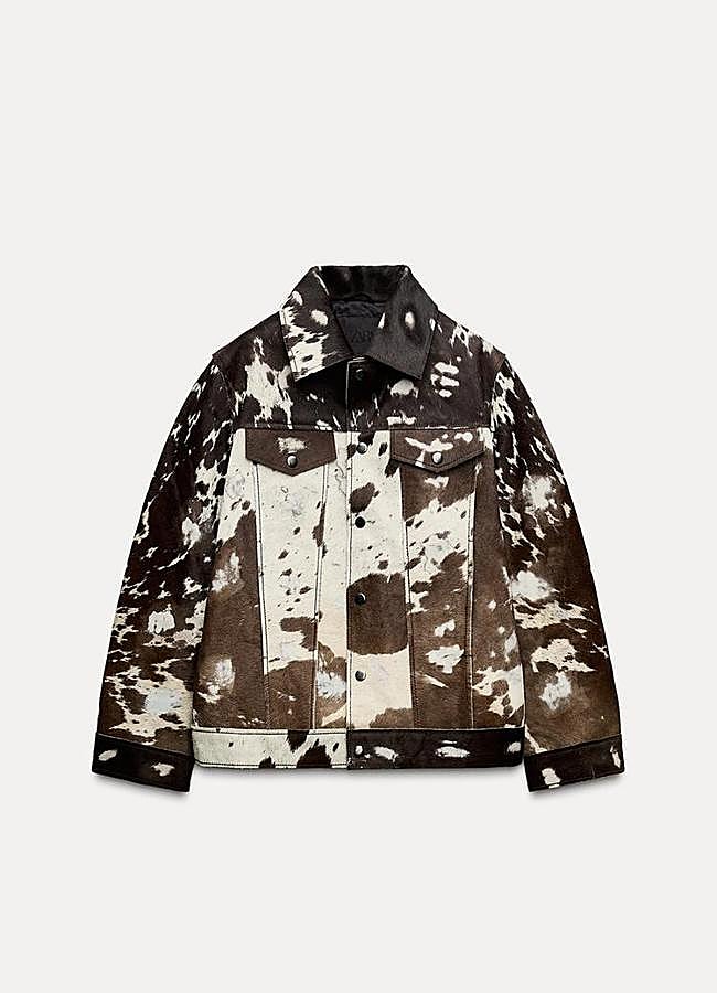 Imagen - Chaqueta de piel de Zara (249 euros).