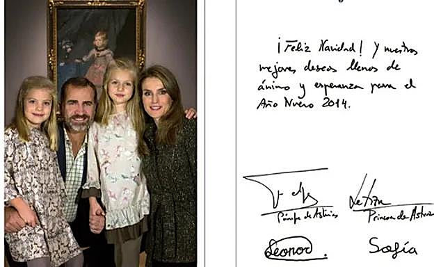 Postal navideña de 2013.