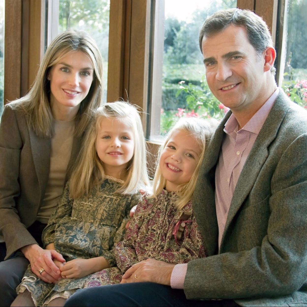 El christmas de la familia real en 2011. 