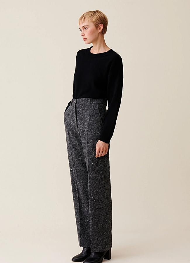 Imagen - Pantalón en color gris de Claudie Pierlot. Foto: Claudie Pierlot.