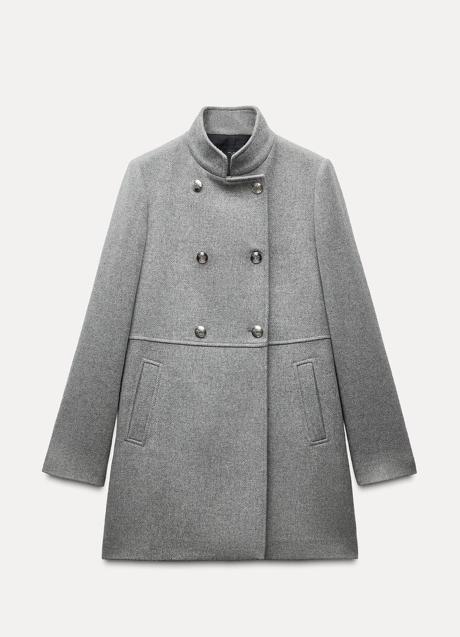 Imagen - Abrigo gris de Zara (69,99 euros)