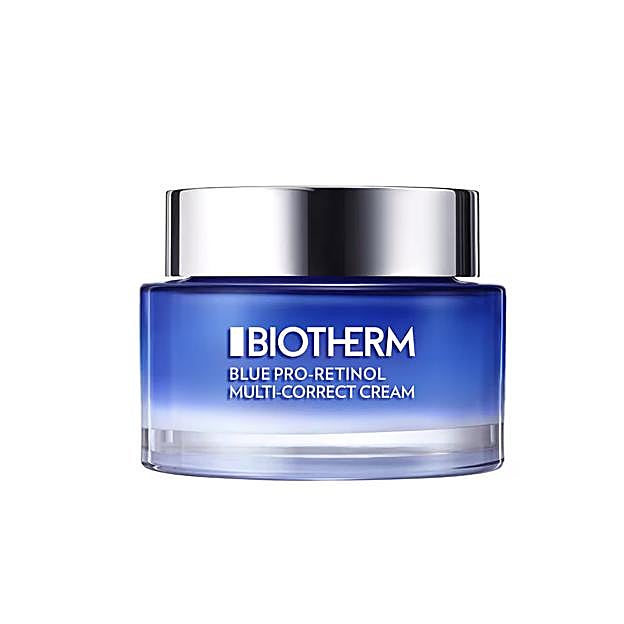 Crema antiarrugas Blue Therapy Blue Pro-Retinol Multi-Correct de Biotherm.