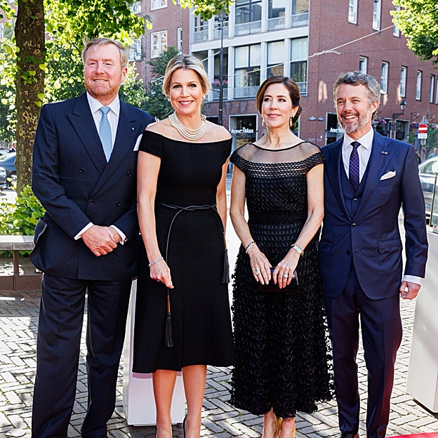 Los reyes de Holanda y los de Dinamarca en una imagen de archivo. 