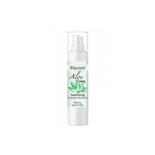 Crema facial calmante con aloe vera de Nacomi.