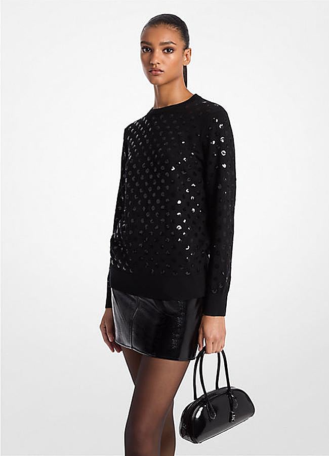 Imagen - Jersey de lana con detalle de brillos de Michael Kors.