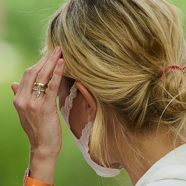 El anillo de compromiso de Marta Ortega. 