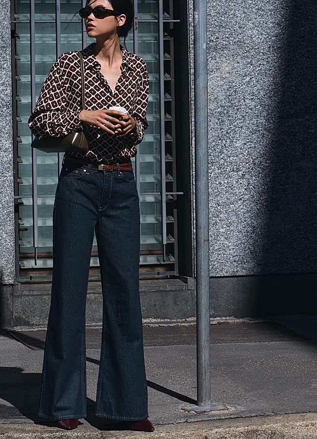 Imagen - Vaqueros wide leg oscuros